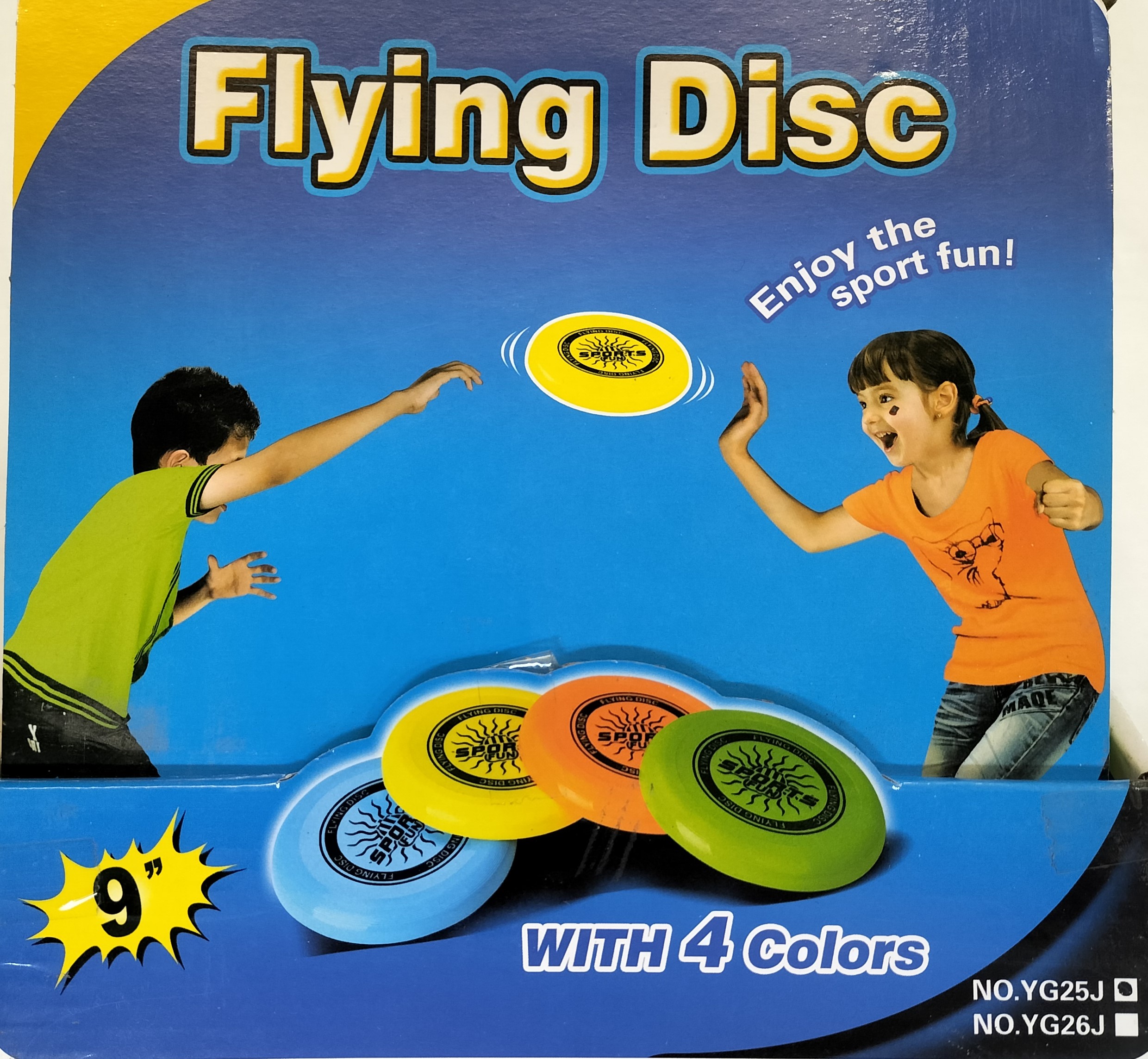 Flying Disc "Frisbee {9inch} 23cm" Assorted colours.